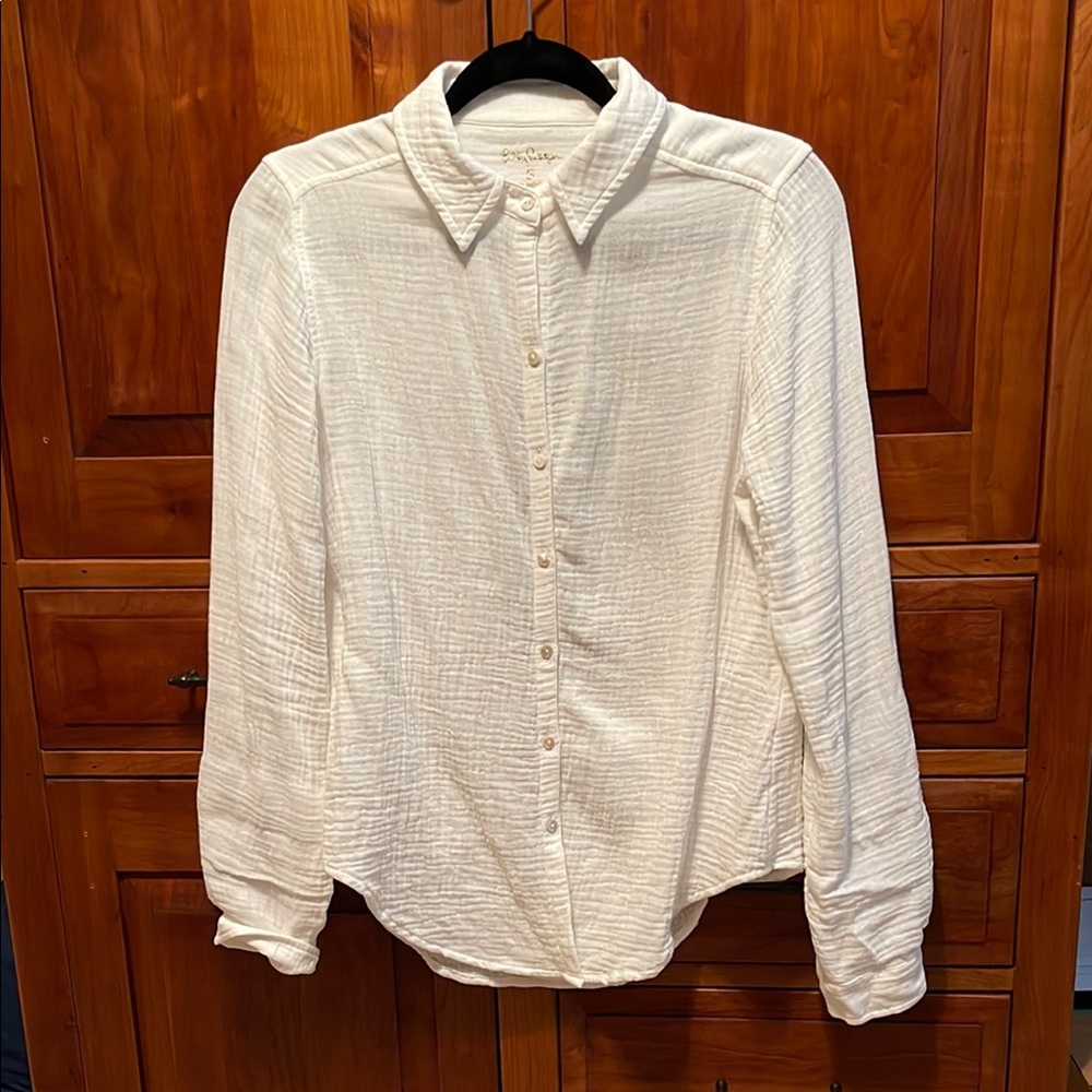Lilly Pulitzer White Blouse